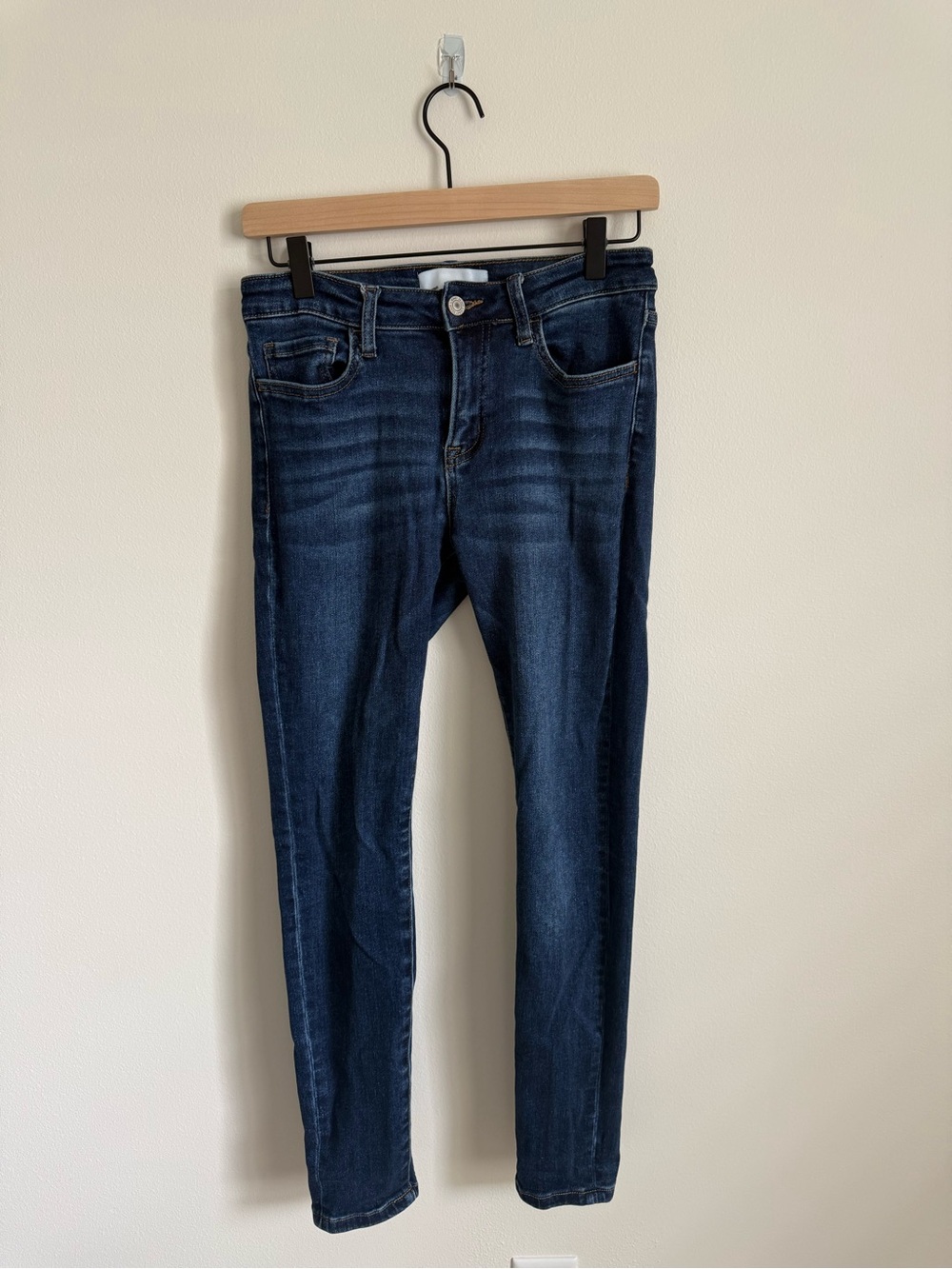 VERVET BY FLYING MONKEY Dark Indigo Skinny Jeans